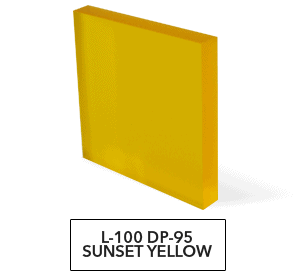 L-100 Sunset Yellow Blur Acrylic